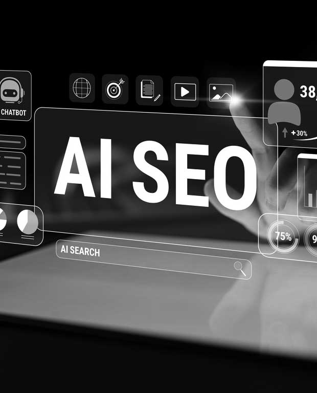 ai seo services digital screen